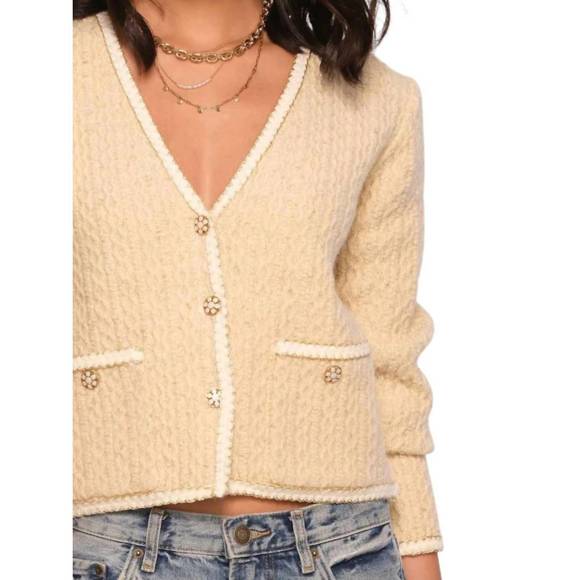 NEW HEARTLOOM leo cardi in yellow - Picture 2 of 2